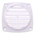 Ventilrist 3&quot; plast - hvit flat