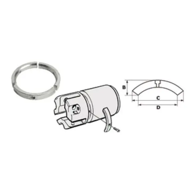 TECNOSEAL Sinkanode Volvo Penta foldepropell 3-blad 
