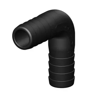 TRUDESIGN Albue 90° - Ø19mm 90700 - Sort 