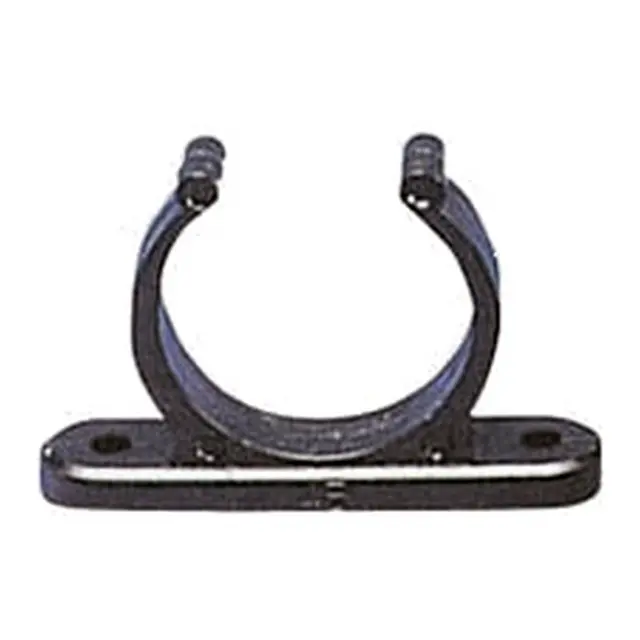 Nylon hakeklemme 25 mm, sort 