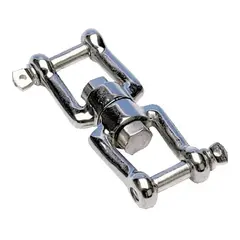 Svivel med gaffelender - 8mm Syrefast 316