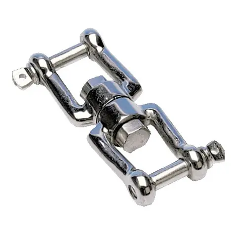 Svivel med gaffelender - 8mm Syrefast 316 