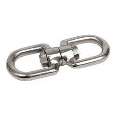 Svivel m/lukket &#248;ye i begge ender, 13mm syrefast 316