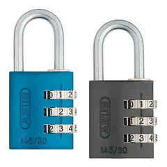 ABUS Hengelås 145/30 C blå el. tiatn - m/kodelås