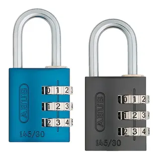 ABUS Hengelås 145/30 C blå el. tiatn - m/kodelås