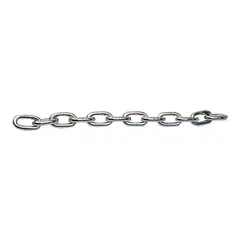 Syrefast kjetting, 6mm - metervare Kortlenket - DIN 766 kalibrert - 316