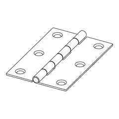 Bladhengsel stål 304, 76 x 51mm