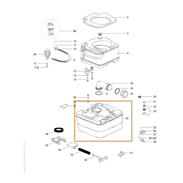 THETFORD Septiktank PP335 