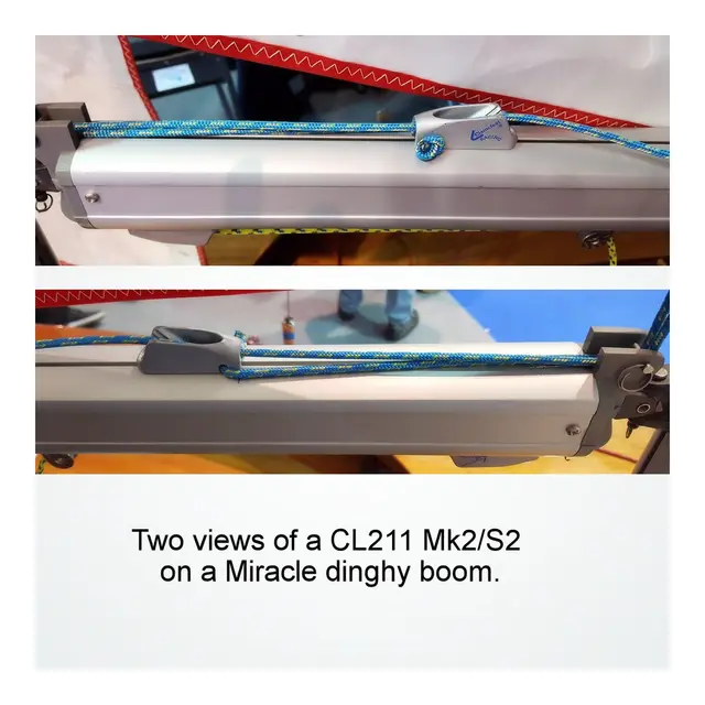 CLAMCLEAT Skjøtelås CL211 MK2/S2 Racing Lukket - Alu m/hunsvott, 3 - 6 mm 