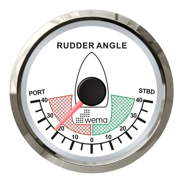 WEMA Rorindikator NMEA 2000 Hvit, Syrefast 