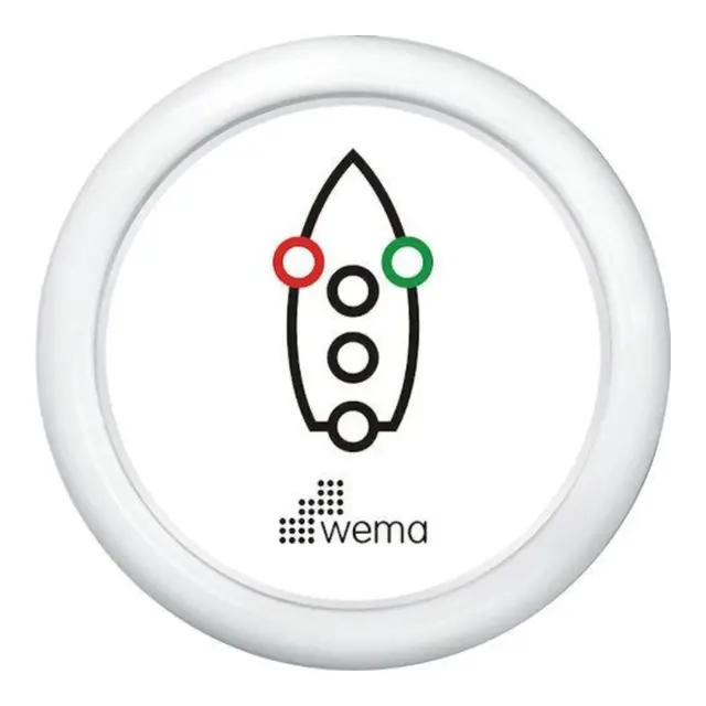 WEMA Lanterneindikator hvit 