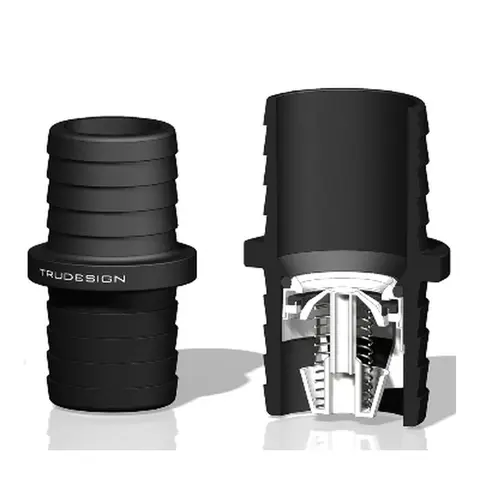 TRUDESIGN Tilbakeslagsventil - Ø25mm 90846 - Sort 
