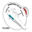 TRUDESIGN Y-Ventil for innfelling - 1&#189;&quot; 90313 - Hvit m/vendekran