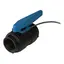 TRUDESIGN Kuleventil m/giver - 1&quot; 90243 - Sort - For display 127107