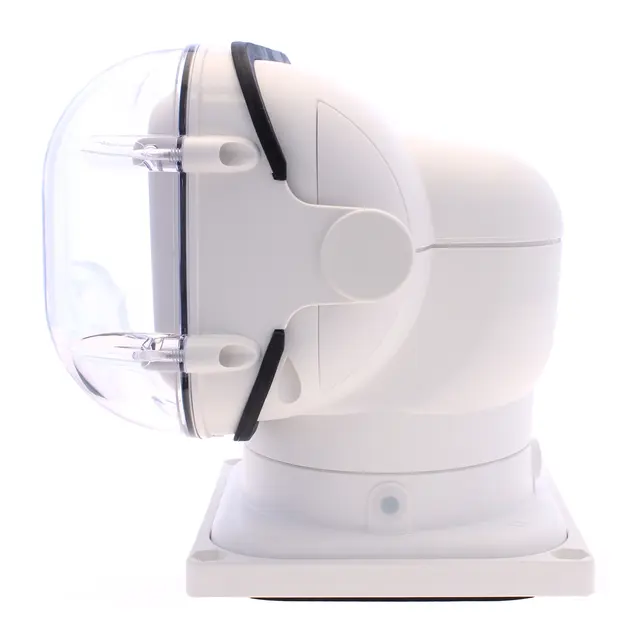Lyskaster m/fjernkontroll 12V sort/hvit 55 watt-s halogen lyskaster. IP65 