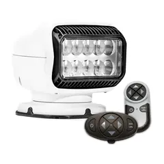 GOLIGHT Lyskaster GT LED hvit Tr&#229;dl&#248;s og kontrollpanel