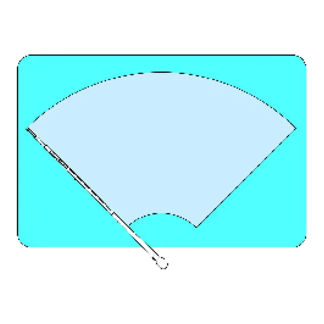ROCA Viskerarm, 480-610mm (J-hook) Sort - for W10, W12 & W38 