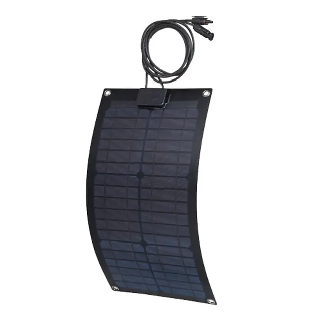 Fleksibelt Solcellepanel 20 Watt 60 x 30 cm 