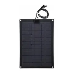 Fleksibelt Solcellepanel 20 Watt 60 x 30 cm