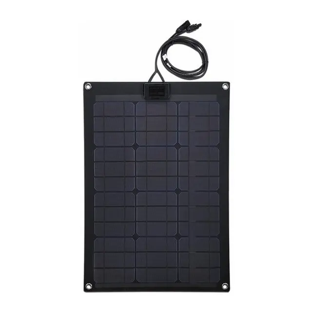 Fleksibelt Solcellepanel 20 Watt 60 x 30 cm 