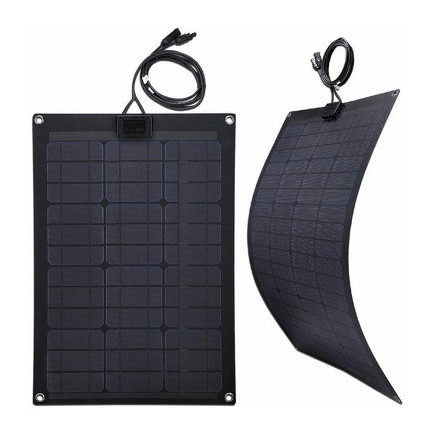 Fleksibelt Solcellepanel 60Watt 90 x 57 cmPerfekt til båt og campingvogn