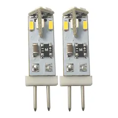 1852M LED P&#230;re 12/24V - 2pk G4 Bakpin - Varmhvit - 70 lumen