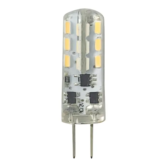 1852M LED Pære 12/24V - 2pk G4 Bakpin - Varmhvit - 140 lumen 