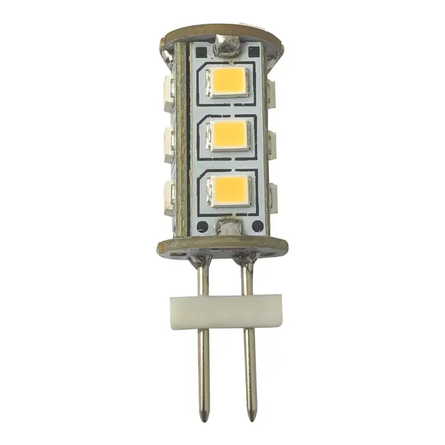1852M LED Pære 12/24V - 2pk G4 Bakpin - Varmhvit - 100 lumen 
