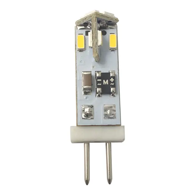 1852M LED Pære 12/24V - 2pk G4 Bakpin - Varmhvit - 70 lumen 