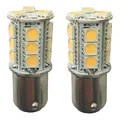 1852M LED Pære u/kuppel 12/24V - 2pk BA15D - Varmhvit - 250 lumen