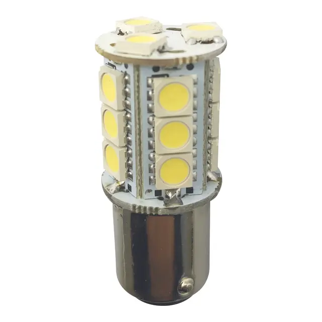 1852M LED Lanternepære 12/24V - 2pk BAY15D - Varmhvit - 250 lum 