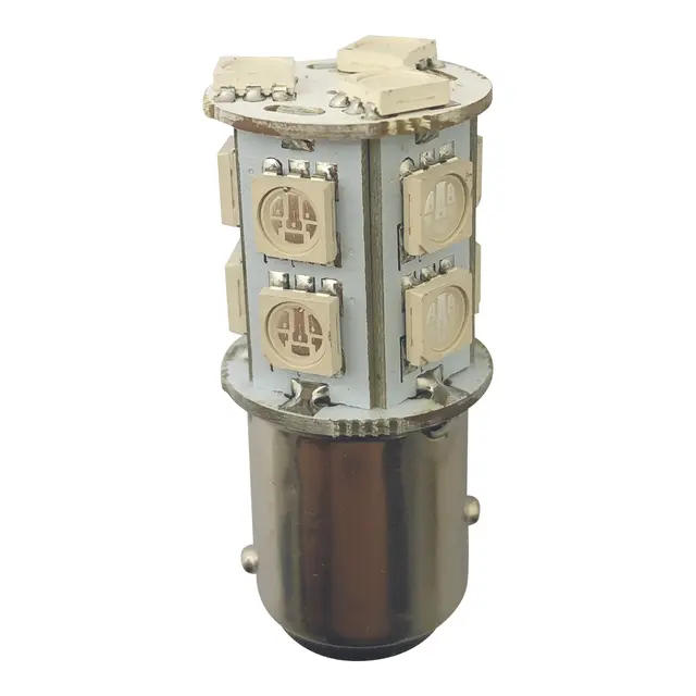 1852M LED Lanternepære 12/24V - 2pk BAY15D - Varmhvit - 160 lum 