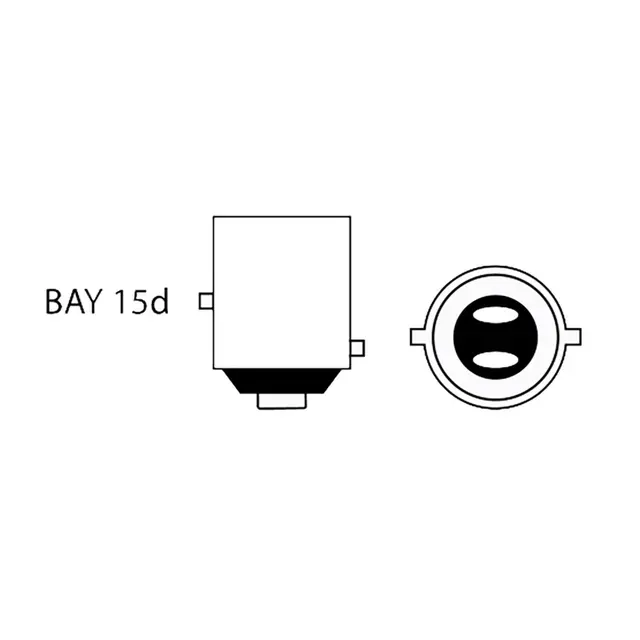 AMOLUX Lanternepære 24V - 25W BAY15D 