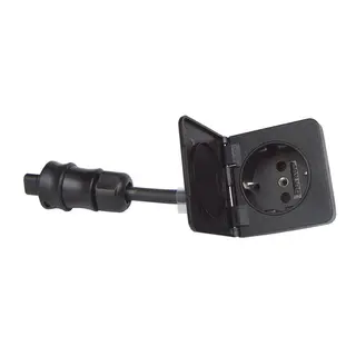 RATIO Veggkontakt innfelt Sort