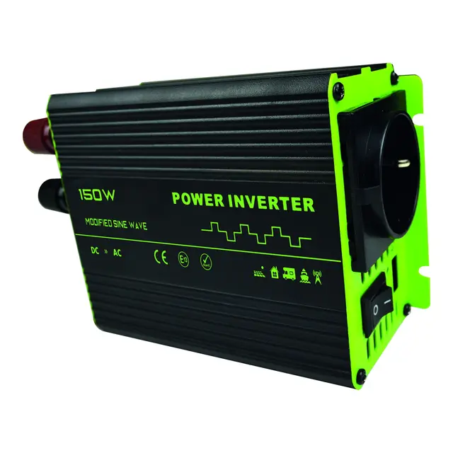 1852M Inverter - Modifisert sinuskurve omgjør 12V til 220V/50Hz 1000W softstart 