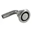 Tanklufter Flush, syrefast 316 90&#176; bend - &#216;19mm slange