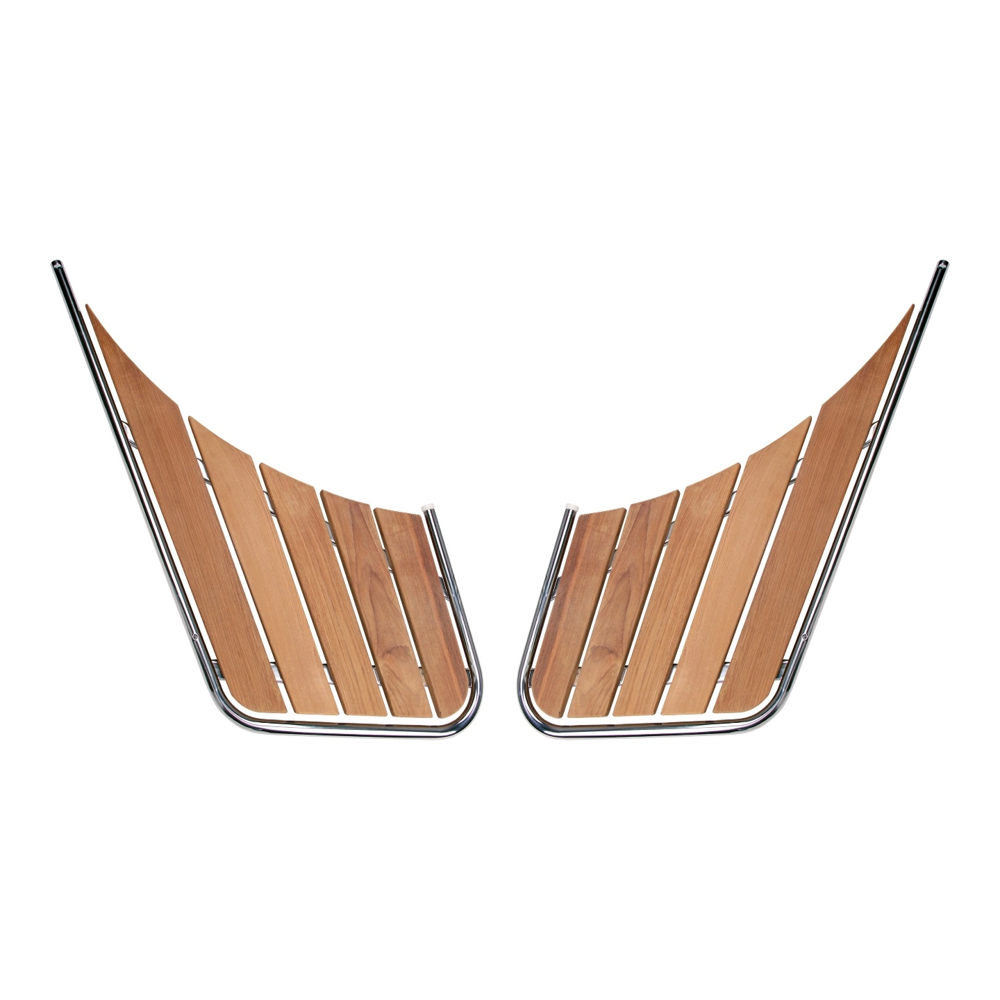 1852M Badeplattform todelt 316 / teak 47 x 95 x (2x65) cm