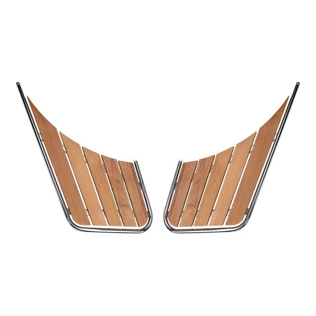1852M Badeplattform todelt 316 / teak 47 x 95 x (2x65) cm 