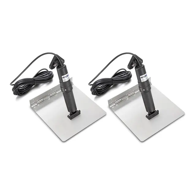 LECTROTAB Trimplan komplett alu 9x9" 12V Kit inkl. standard bryterpanel 