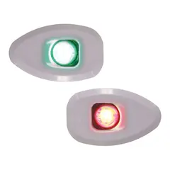 LALIZAS Micro LED Flush Lanternesett Et sett hvit babord styrbord lanterne
