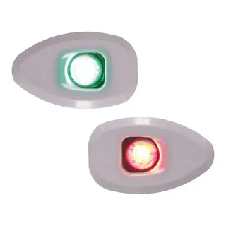 LALIZAS Micro LED Flush Lanternesett Et sett hvit babord styrbord lanterne