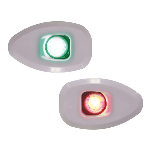 LALIZAS Micro LED Flush Lanternesett Et sett hvit babord styrbord lanterne 