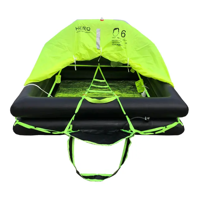 HERO Redningsflåte ISO9650-1 / RINA 4 personer - Container 