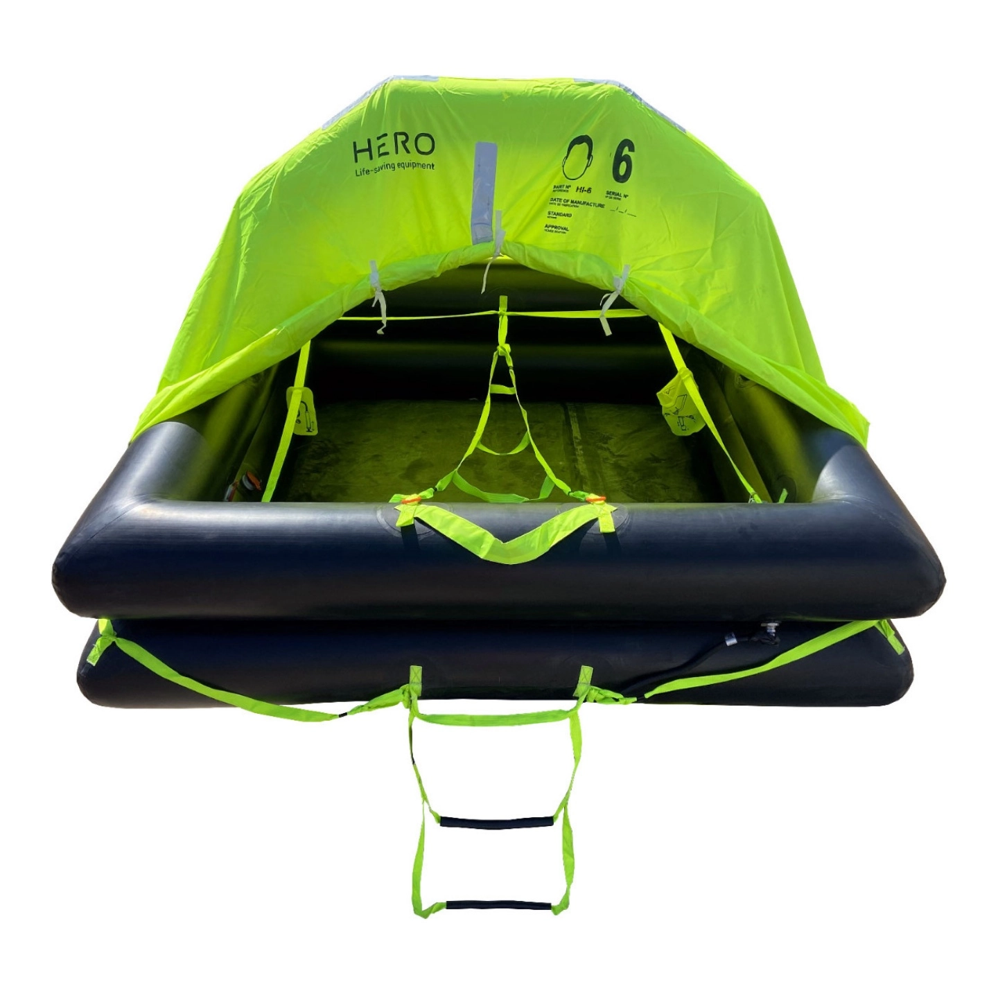 HERO Redningsflåte Fritid - bag 4 personer 650x400x220