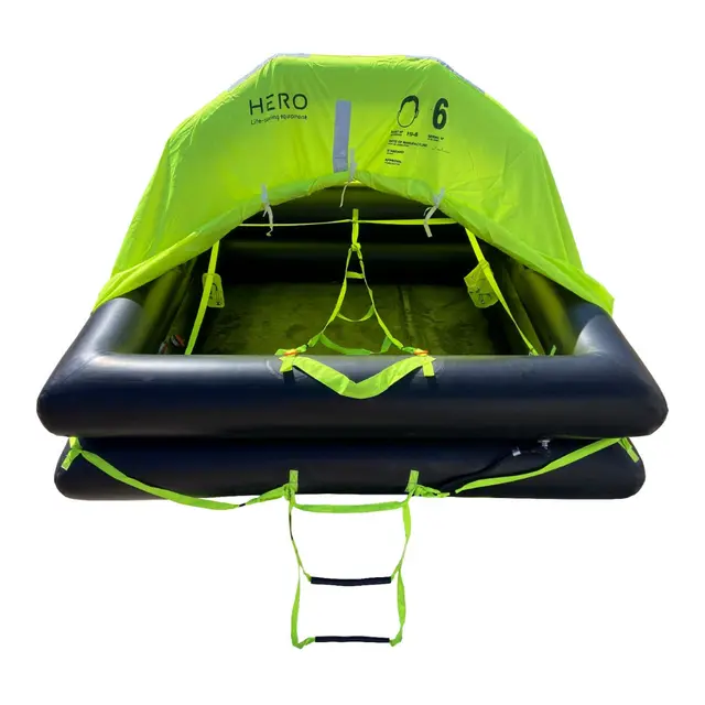 HERO Redningsflåte Fritid - bag 6 personer 650x400x220 