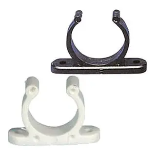 Nylon hakeklemme 30 mm, hvit 