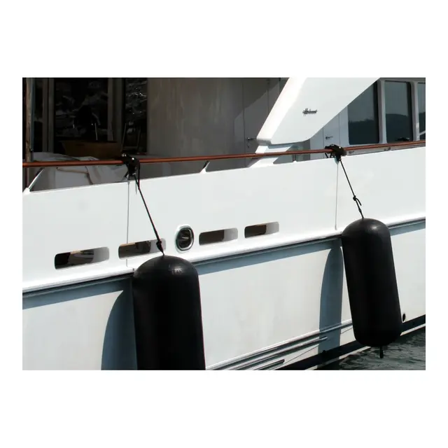 MAXISTOW Oppblåsbar Fender - grå Ø32 x 104  cm 