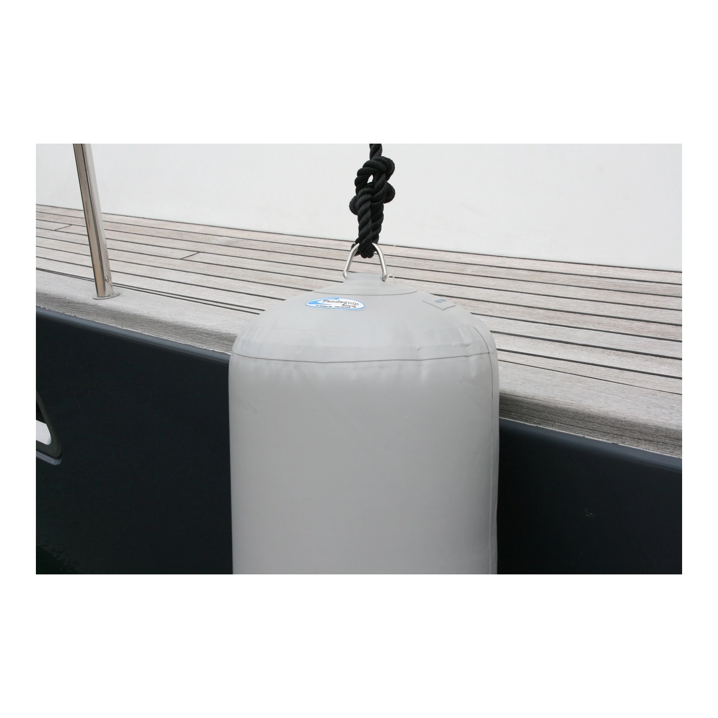 MAXISTOW Oppblåsbar Fender - grå Ø32 x 104  cm