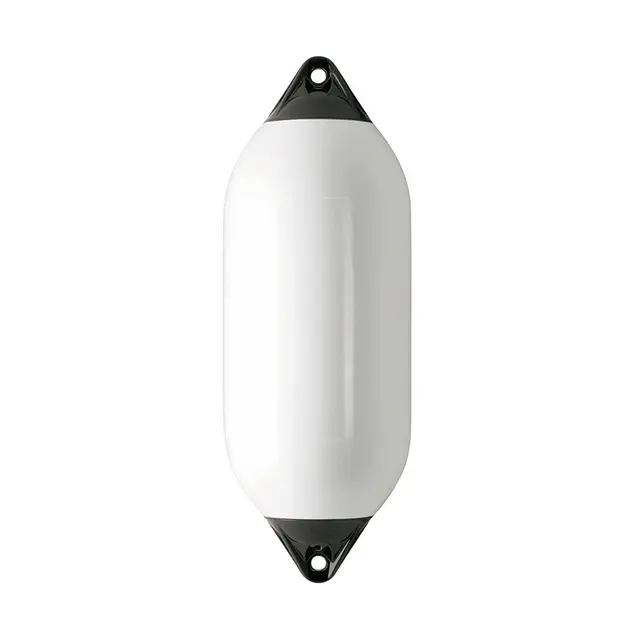 POLYFORM Fender F2 Hvit med sorte ender - 610 mm 