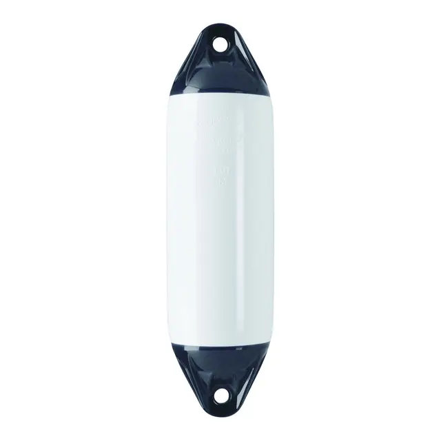 POLYFORM Fender F2 Hvit med sorte ender - 610 mm 